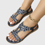Blessy Embellished Slingback Sandals, view 20