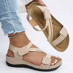 Juanita Soft Sole Comfort Sandals in Beige, view 5