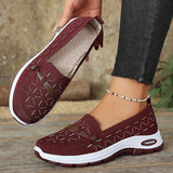 Reitsma knit slip-on trainers in Red, view 3