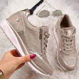 Hattie | Zip-Up Orthopaedic Trainers