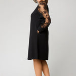 Edyth Elegant Lace Dress, view 5