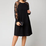 Edyth Elegant Lace Dress, front view