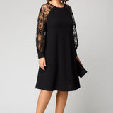 Edyth Elegant Lace Dress, view 9