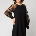 Edyth Elegant Lace Dress, view 8