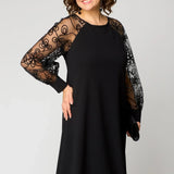 Edyth Elegant Lace Dress, view 8