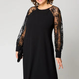 Edyth Elegant Lace Dress, view 2