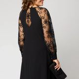 Edyth Elegant Lace Dress, view 6