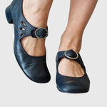 Marilyn orthopaedic Mary Jane shoes in Blue, view 3