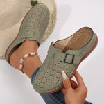 Jessica orthopaedic slip-on mules in Green, view 5