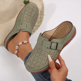 Jessica orthopaedic slip-on mules in Green, view 5