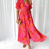 Harmony floral maxi dress, view 4