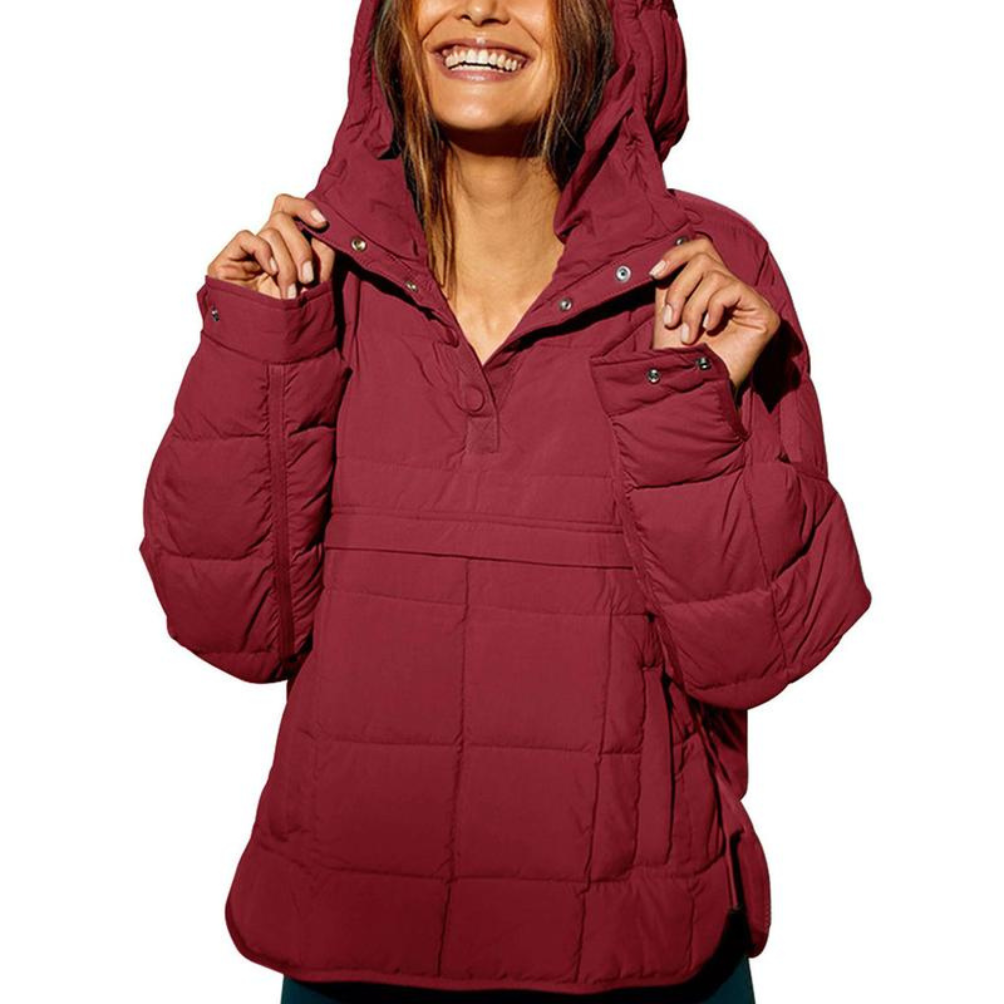 Joy | Oversized Hooded Pullover Jacket