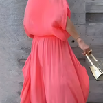 Manna chiffon wide-leg two-piece set, view 2