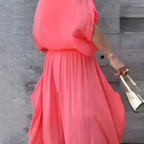 Manna chiffon wide-leg two-piece set, view 2