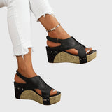 Lydia orthopaedic wedge sandals, view 8