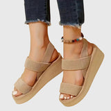 Kelsey Platform Slingback Sandals, front view
