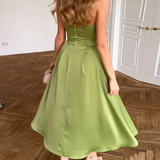 Liora strapless midi dress, view 6