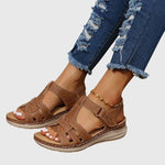 Dakota Orthopaedic Cross Strap Sandals, front view