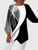 Black White Swirl