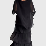 Susan long flowing elegant maxi dress, view 2