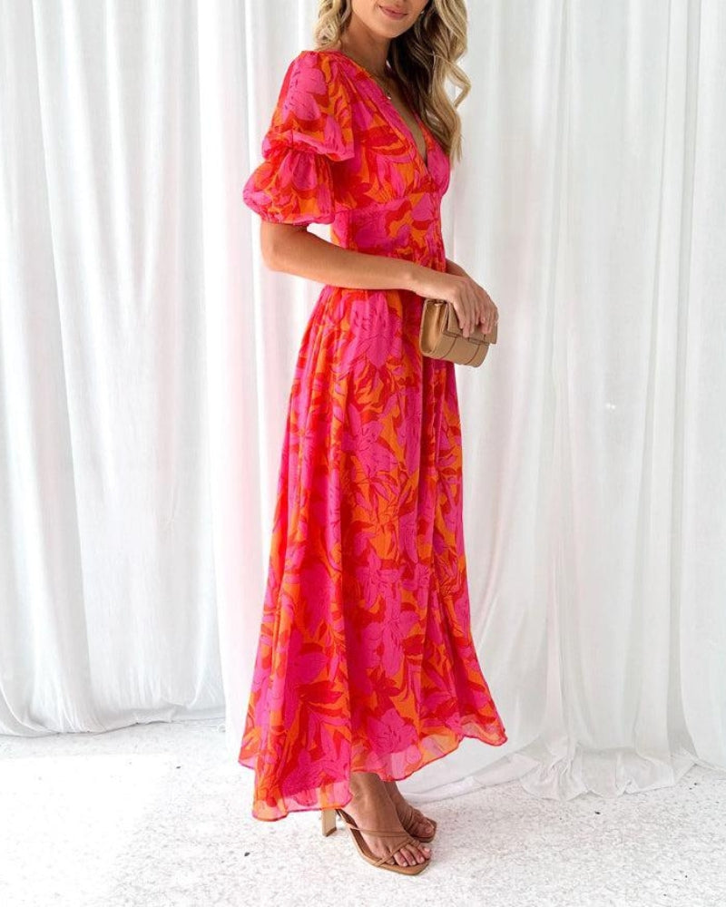 Harmony floral maxi dress, view 5