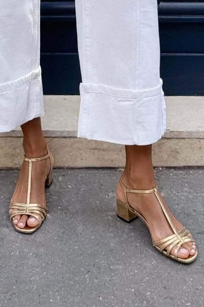 Solveig Strappy Block Heel Sandals, view 3