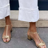 Solveig Strappy Block Heel Sandals, view 3