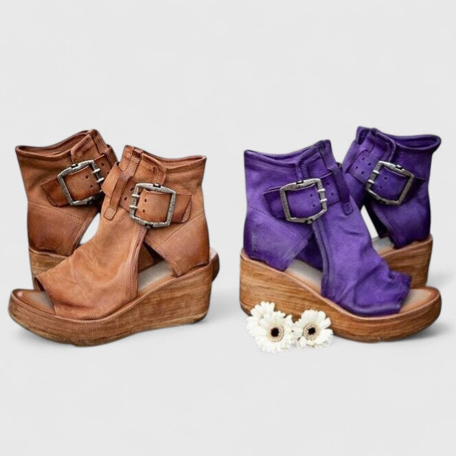 Jess Orthopaedic Buckle Wedge Sandals, view 2