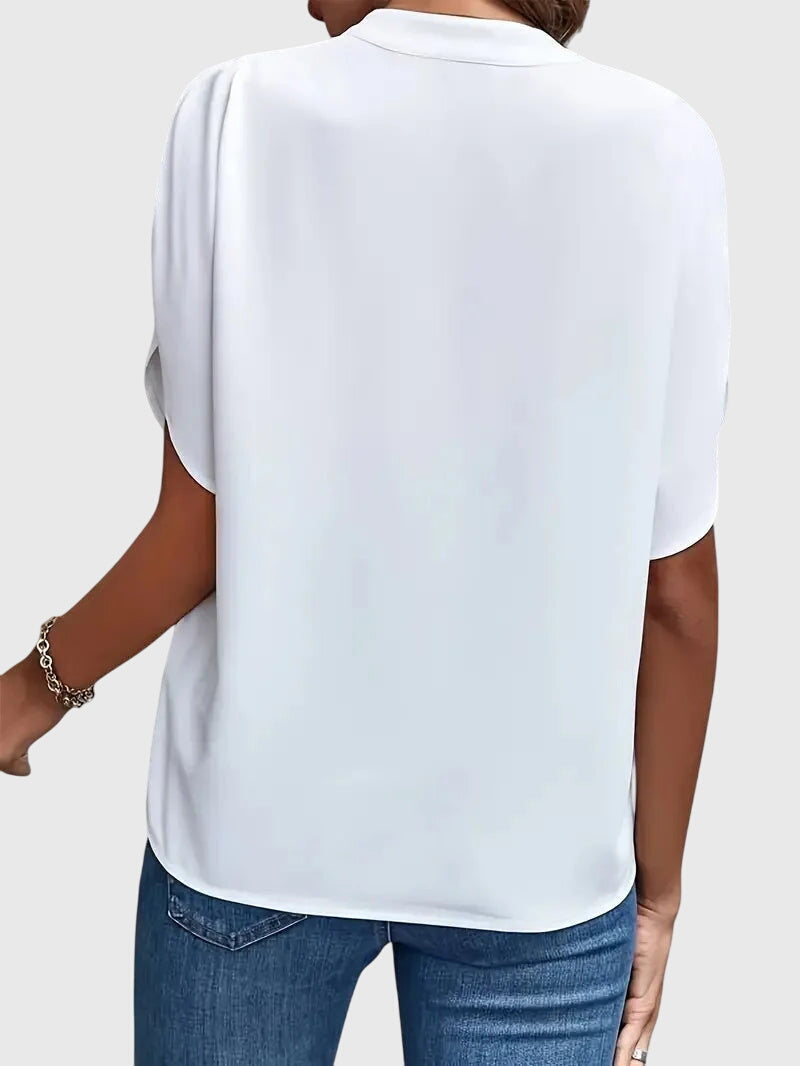 Beatrix soft V-neck shirt, view 3