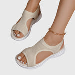 Samantha orthopaedic sandals in Beige, view 11