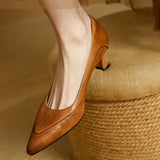 Fiona | Mid-Heel Court Shoes