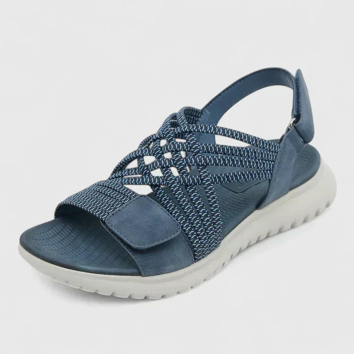 Arvienne Orthopaedic Sport Sandals in Blue, view 3