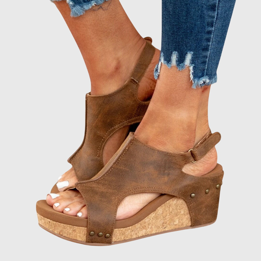 Adela Orthopaedic Wedge Sandals, view 11
