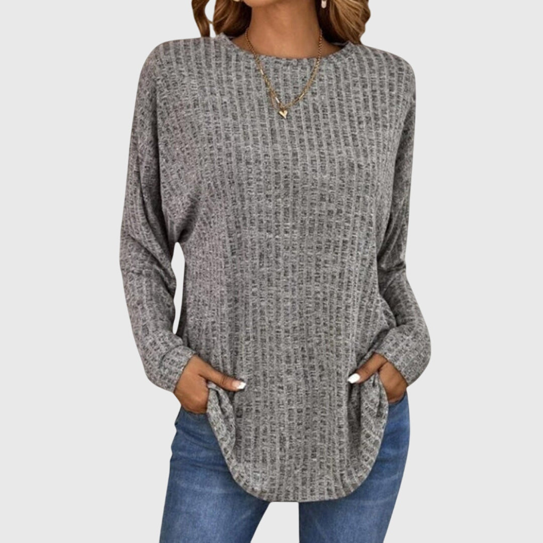 Isabelle elegant top in Grey, view 3