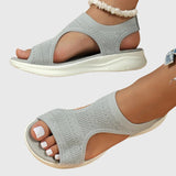 Samantha orthopaedic sandals in Grey, view 12