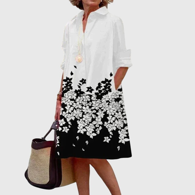 Paige elegant shirt dress with pockets, view 13