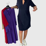 Katherine V-neck dress, view 5