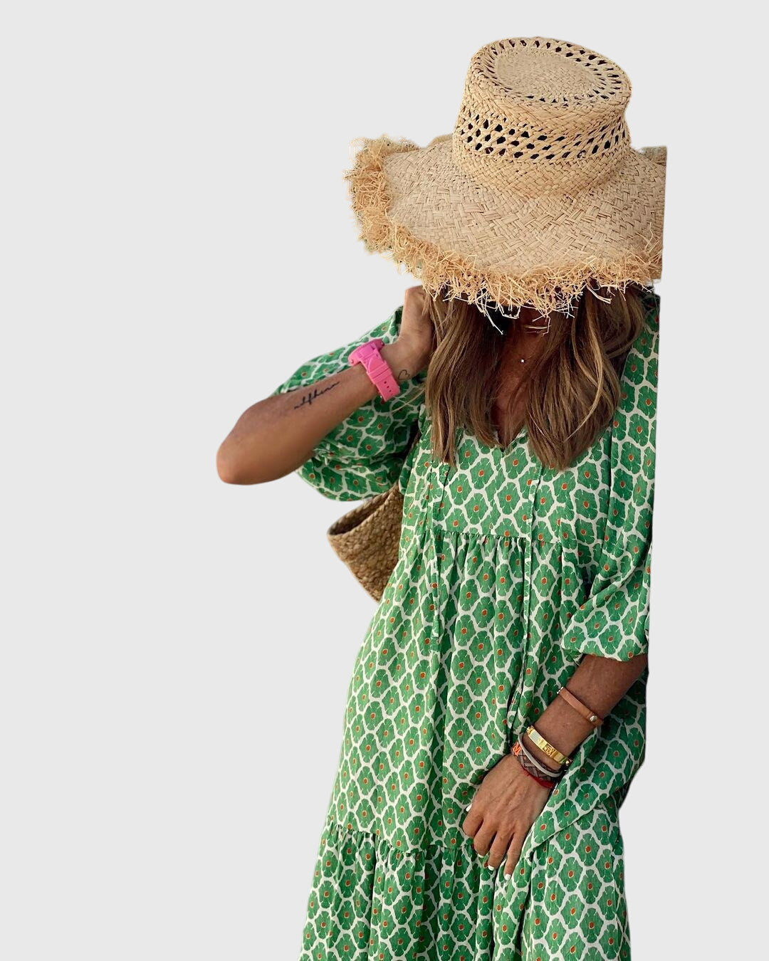 Sarah boho maxi dress, view 6