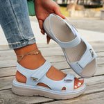 Robyn adjustable comfort sandals in Sky Blue, view 2