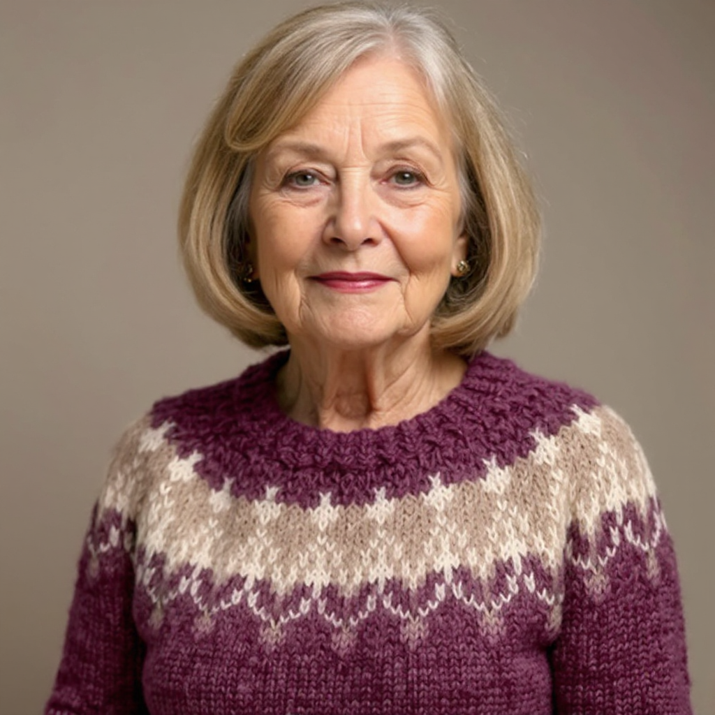 Angela vintage Fair Isle jumper, view 16