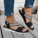 Zefira flatform sandals, view 9