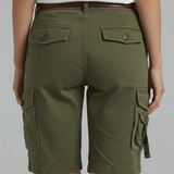 Cargo shorts with multi pocket detail, view 3