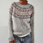 Bridget vintage Fair Isle jumper, front view