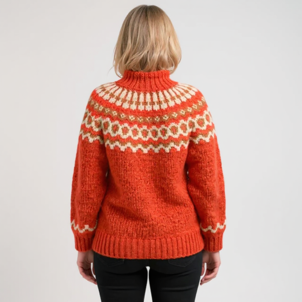 Carla vintage Fair Isle jumper, view 9