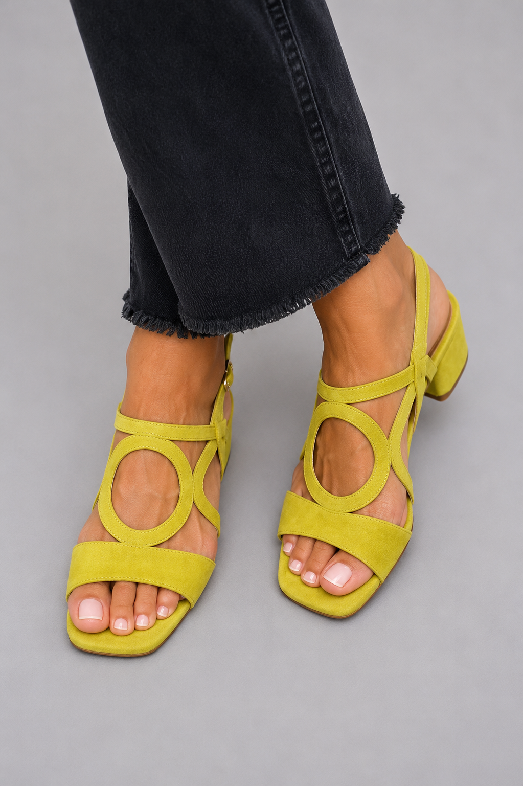 Talia woven sandal, front view