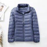 Ulla indigo puffer jacket, view 2