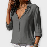Natalie elegant blouse in Grey, view 3