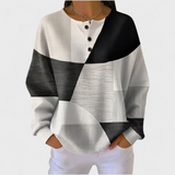 Ella colour block jumper in Multicolour, front view