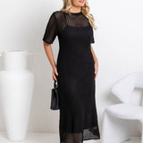 Airlie open knit maxi dress, view 14