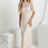 Airlie open knit maxi dress, view 8